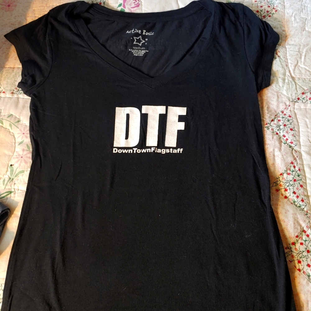 DTF (Down Town Flagstaff) tshirt size Med.